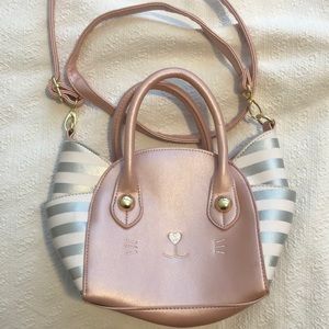 Betsey Johnson kitty cat purse
